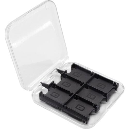 Game Card Storage Holder Case for N-intendo Switch and Lite 12 Cartridge Slots Game Card Storage Box for SD Memory Cards
