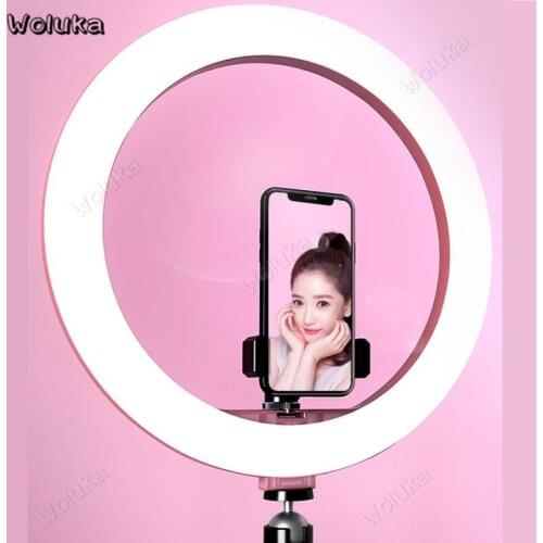 Beauty Selfie Light Ring Lamp LED Ring Light with Phone Holder Makeup Selfie Light Stand Photo Lamp Youtube Video RHN CD05 T10