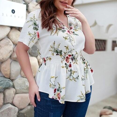 LEWVLIOD Short Sleeve Blouses