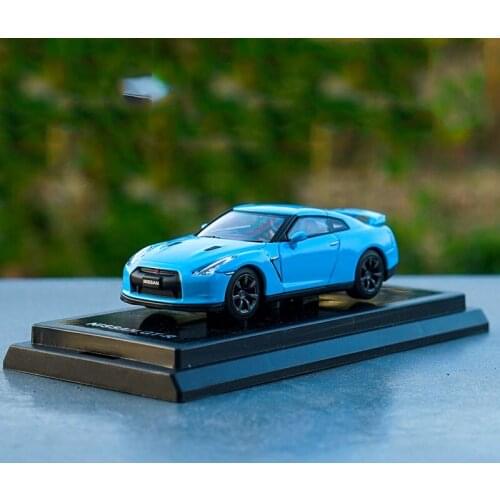 Diecast 1/64Scale Model Car R35 Kyosho Simulation Vehicle Alloy Model Car Ornaments Adult Collection Display Hot Toys