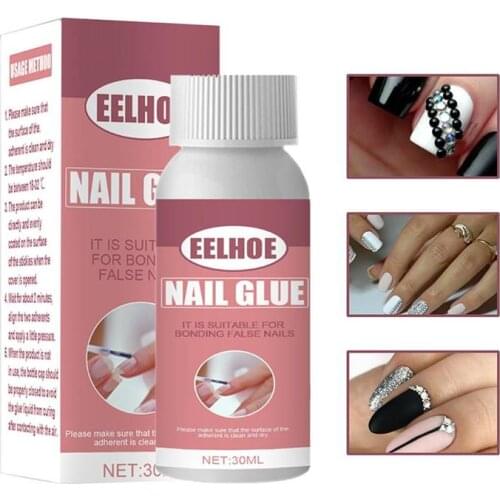 Nail Art False Nails Strong False Nail Glue Manicure Supplies Nail Tip Adhesive Bond Glue Fake Nails Stickers DIY Manicure Tool
