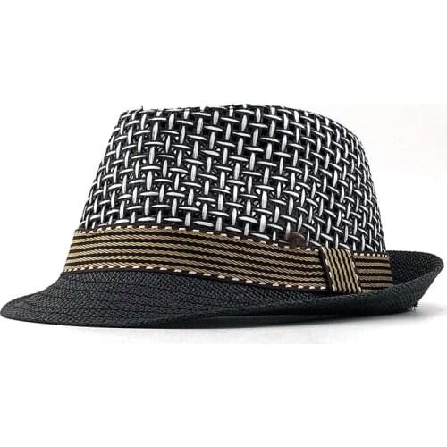 New Boy Straw hat Baby Sun Hats Children Jazz Cap Bucket Hat Sun Cap Summer Hat For Girls Panama Hat Photography Props 48-52CM