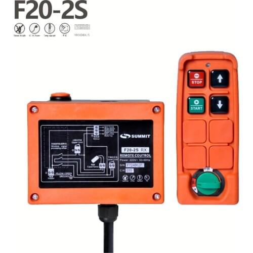 220V Single-Phase Mini Electric Hoist Wireless Remote Control DIY Crane UP/Down Remote Controller With 50UF Startup Capacitor