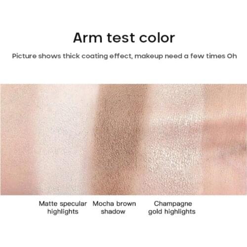 3color Makeup Palette Matte Shadow Pearly Highlights Eyeshadow Blush Facial Contour Modification Multifunctional Palette TSLM1