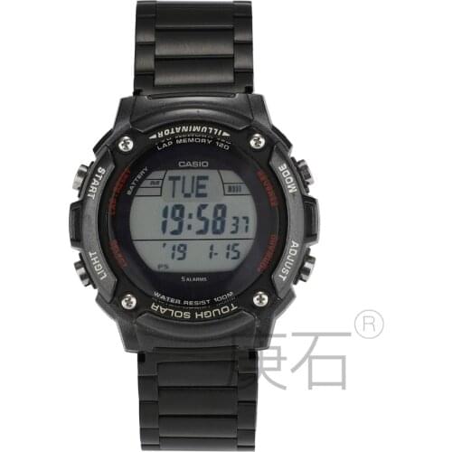 18mm Stainless steel Watch Band Strap Fit for Casio G Shock W-S200H W-800H W-216H W-735H F-108WH W-215 AEQ-110W