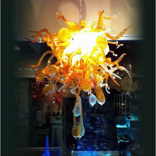 North Europe LED Creative Modo DNA pendant light Hand Blown Murano Glass Chandeliers Lighting