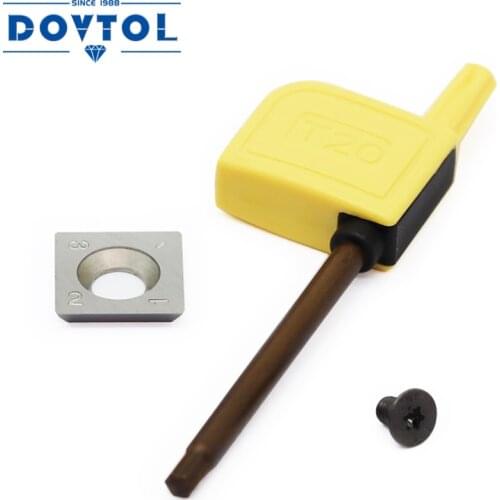 15mm Square Tungsten Carbide Replacement Cutter Inserts for Woodworking Spiral Helical Planer Head and Lathe Turning Tools 1pcs