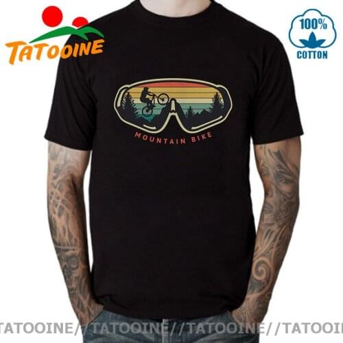 Tatooine Funny MTB Biking Mask T-shirt Mountain Bike Letter Printed T shirts men MTB Bicycle Cycling Cyclist Idea Gift Tee shirt