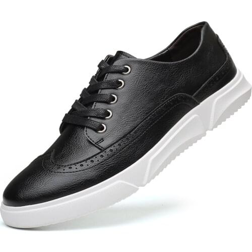 High Quality Brand Big Size Men Casual Shoes Hot Sale Spring Autumn Casual Shoes Men Breathable Business Casual Men Shoes Black