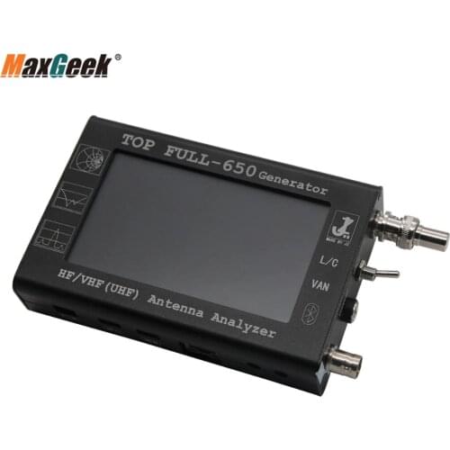 Maxgeek 1.3GHz Vector Antenna Analyzer Signal Generator HF VHF UHF ANT SWR Impedance Meter 4.3" LCD Display