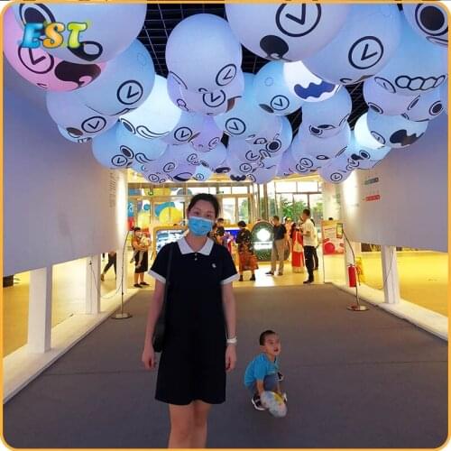 High Quality Inflatable Led Zygote/inflatable Led Throw Ball/Touch Ball for Event