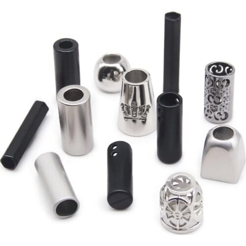 10pcs High Quality Metal End Stopper Cord Rope Ends Locks Lanyard Clips Fastener For Backpack Garment Drawstrings Accessory DIY