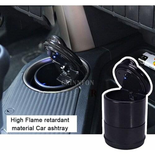 200Pcs/Lot Fashion Smokeless Ashtray Popular Portable Car Auto Ashtray Anti-slip Cigarette Holder Rubber Botton