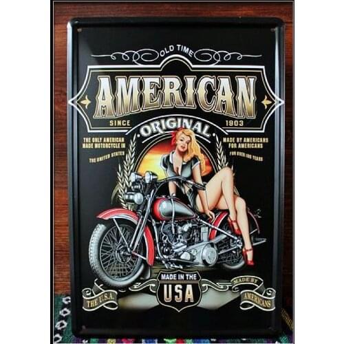 50pcs/lot Metal Sign shabby chic Metal painting vintage posters bar decoration at home decorative painting painted iron signs M