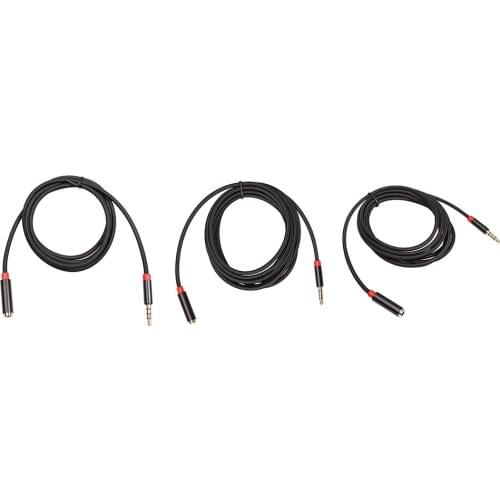 3.5mm Jack AUX Cables Audio Cable Cord Microphone Mixer for Headphone Speaker Male to Female Audio Extension Cord