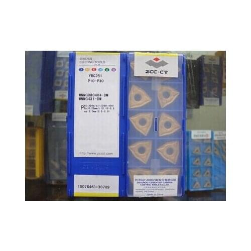 Free shopping 10 pcs WNMG080404 DM YBC251 milling cutter insert carbide cemented carbide turning tools