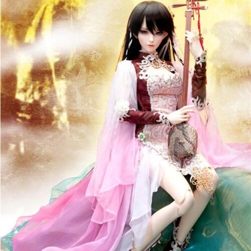 Free shipping High quality resin doll bjd sd doll 65 moe chloe line Free eyes