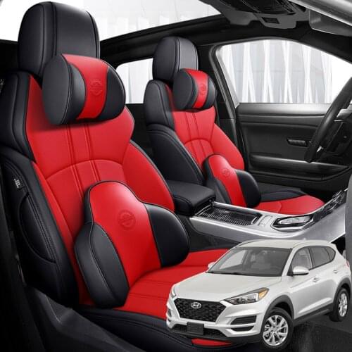 Leather Car seat covers For Hyundai Tucson 2005 2006 2007 2008 2009 2010 2011 2012 2013 2014 2015 2016 2017 2020 accessories