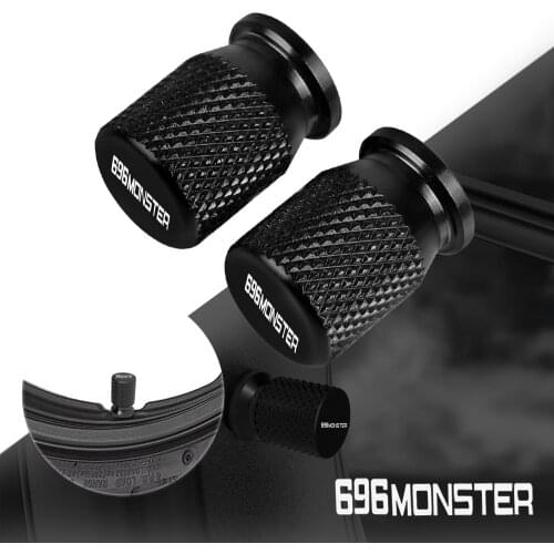 MONSTER For DUCATI MONSTER 696 694 750 797 821 Motorcycle Accessories Vehicle Wheel Tire Valve Stem Cap Cover 2018 2019 2020 21