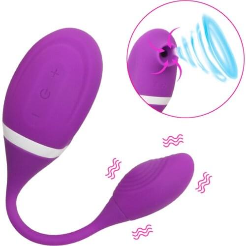 G-spot Vibrator Vibrator Egg Oral Sex Clitoris Stimulator Tongue Sucking Vibrator Sex Toys for Women Vagina Massager