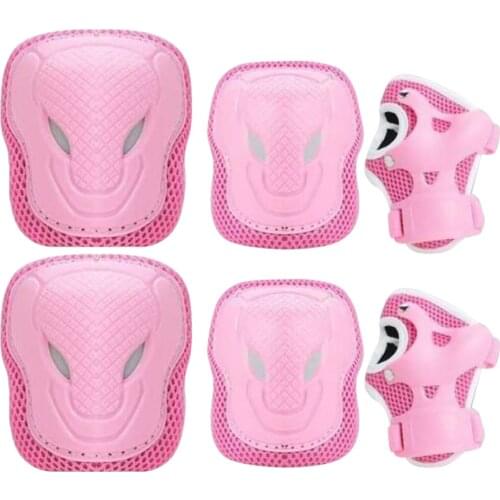 6pcs Skating Protective Gear Sets Elbow Knee Pads Bike Skateboard for Kids