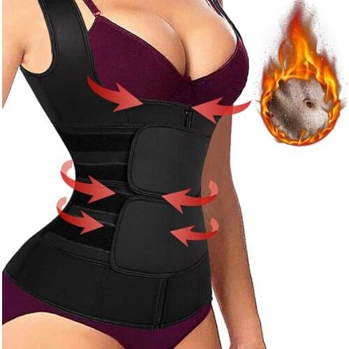 Women Corset Adjustable Waist Trainer Female Slimming Underwear Body Shapewear Belt Reducing Girdles Black Yoga Exercise Waist