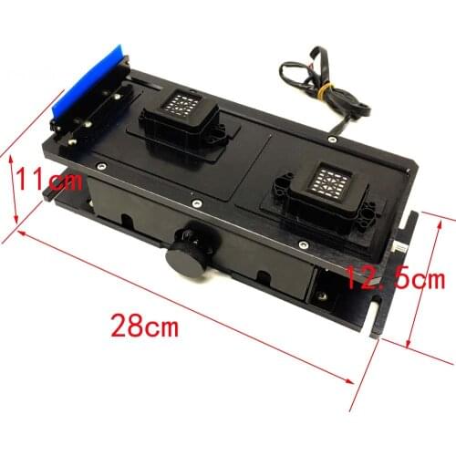 KY xp600/DX5/DX7 large format Printer Double Head Aluminum alloy Cap Station Pump Assembly double motor ink stack