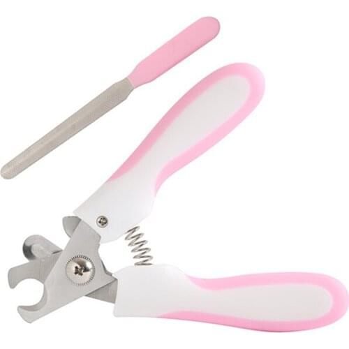 Stainless steel pet nail clipper nail clipper set cat nail trimmer dog cleaning beauty tools