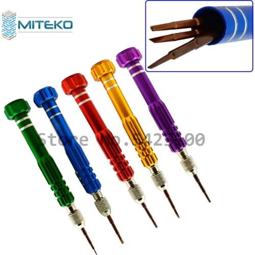Screwdriver Set 5 in 1 Multi-Function Mini Precision for Phone and Smart Phone Mobile Phone Opening Repair Tools Kit