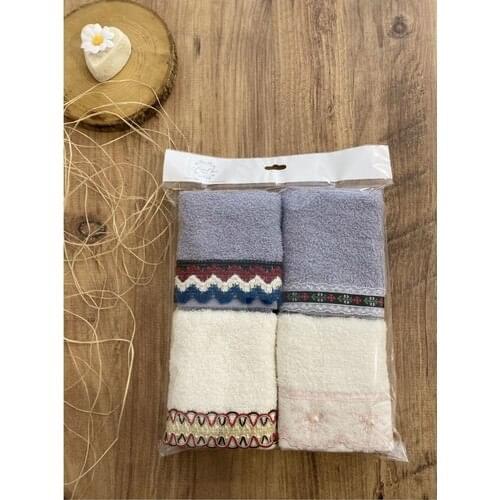 Newssnm SNM-316 - Newssnm-30x50-Color 4'lü Hand Towel