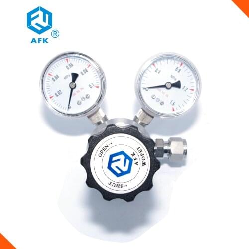 Stainless steel single stage 1/4"NPT High pressure Industrial Gas Pressure Regulators