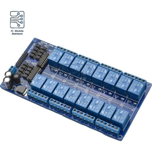 16 Channel Ethernet Control Relay Module Lan Wan Network Web Server RJ45 port Ethernet Controller Board RJ45 Interface