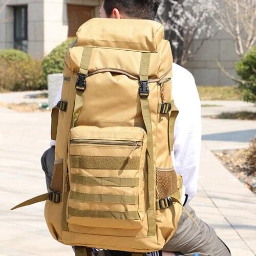 70L Large Capacity Man Army Tactical Backpacks Military Assault Bags 900D Outdoor Sport Hiking Camping Bag Rucksack