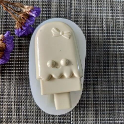 Popsicle Ice Cream Silicone Mold Soap Mould Handmade Soap Making Molds Candle Silicone Mold Resin Clay Moulds QT0152 PRZY Lovely