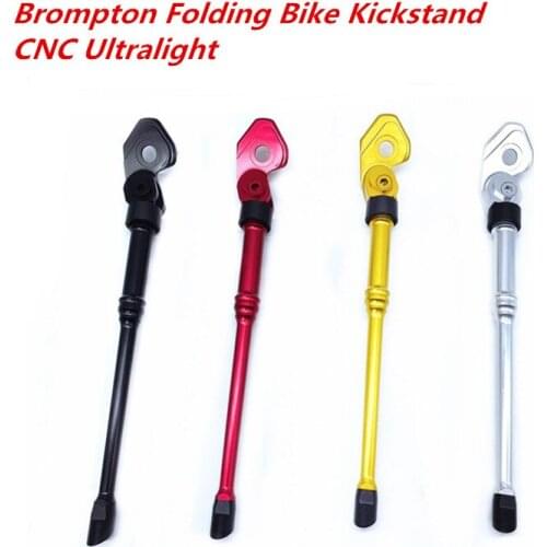 Folding Bike Kickstand For Brompton 3Sixty Pikes Ultralight 91g CNC Bicycle Parking Stand Bike Side Stand Park BMX Parts
