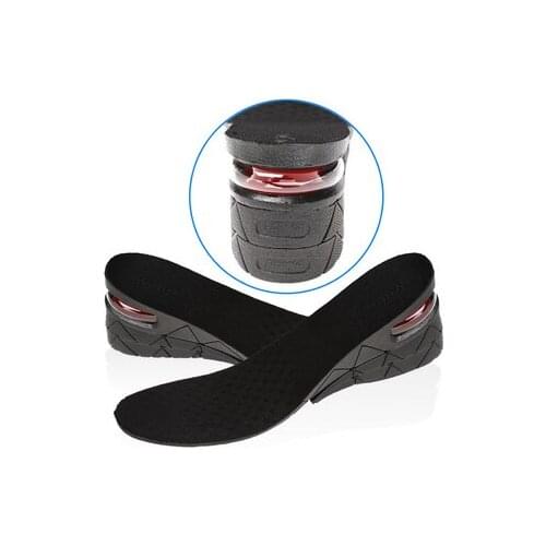 50pairs Height Increase Insoles 3-Layer 7CM Adjustable Air Cushion Invisible Lift Pads soles for shoes inserts new