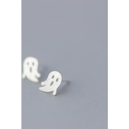 Yiustar new fashion Earrings Classic Animal Matte Ghost Stud Earrings for Women Fashion Party silver plated Earrings