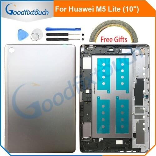 Back Cover For Huawei M5 Lite BAH2-W19 BAH2-L09 Back Cover Battery Cover Rear Housing Door For Huawei M5 Lite Replacement Parts