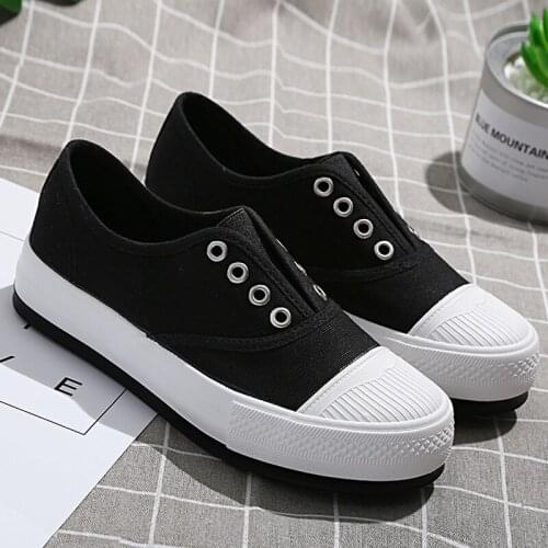 Womens Vulcanize Shoes Platform Sneakers Women 2019 White Shoes Woman Sneakers Black Chunky Sole Zapatillas Chunky Mujer Modis