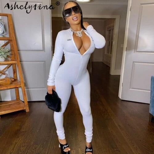 Womens Full Sleeve Solid Color Jumpsuit Fitness Bodycon Sportswear Yoga Suit Gym Jumpsuit Workout Clothes
