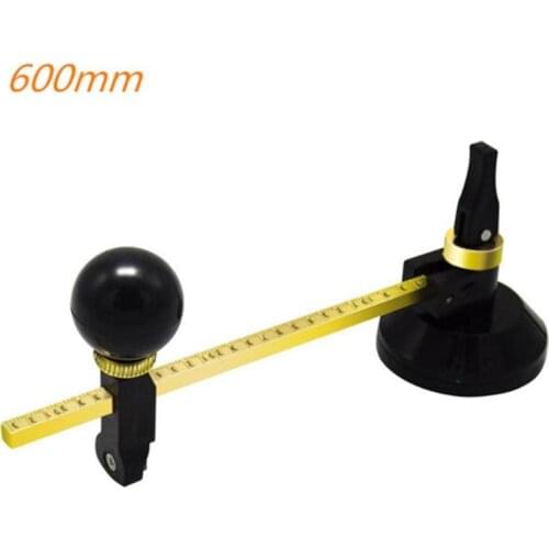 1pc 6 Wheel Construction Tool Durable Circular Compass Glass Cutter with Suction Cup