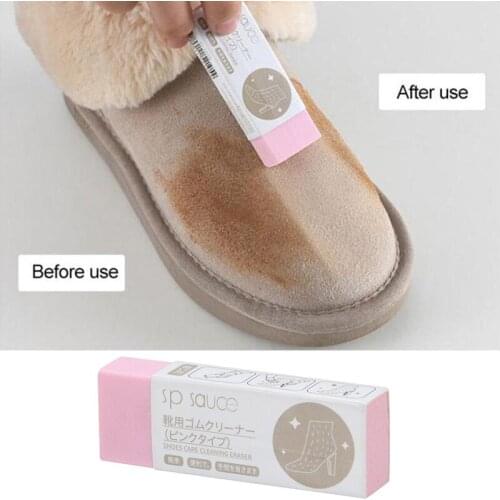 1Pcs Cleaning Eraser Suede Sheepskin Matte Leather Cleaner Shoe Cleaning Kit Shoe Brush Leather Fabric Care Shoes Sneakers Care