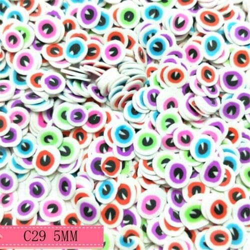 10g/pack 5mm Halloween bat Polymer Slices Filler DIY Designs Slice Nail Art Sliders Nails Art Decors C29