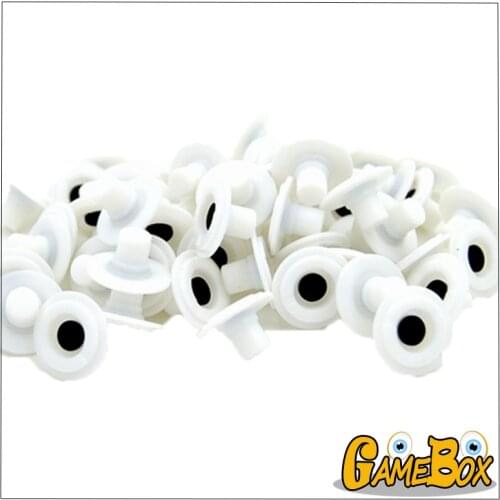 10pcs Original B Key Button Conductive Rubber Pad for Nintend Wii B Rubber Conductive Adhesive Button Pad for Wii Controller