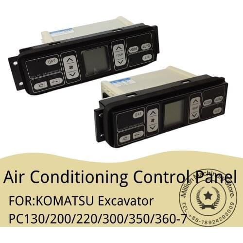 146430-0160 146430-2510 for KOMATSU Excavator PC130/200/220/300/350/360-7 Conditioning Panel Switch Controller Spare Parts
