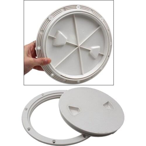 3xPlastic White Non Slip 8" Deck Inspection Hatch For Yacht Marine Boating