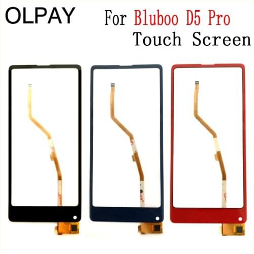 5.5" Touch Screen For Bluboo D5 Pro Touch Screen Digitizer Panel Front Glass Lens Sensor Tools Free Adhesive+Wipes