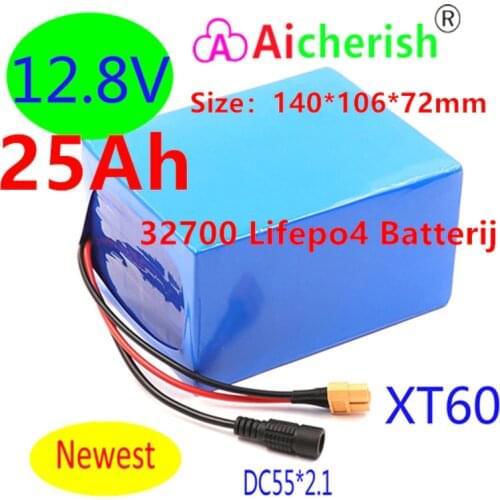 32700 Lifepo4 battery 4S 40A balanced BMS 4S3P12.8V25Ah used for electric boats and 12V uninterrupted power supply lifepo4 ebike