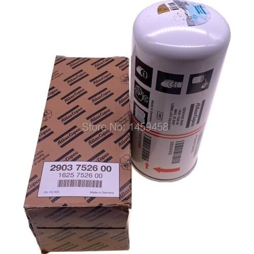 Free shipping 2pcs/lot genuine 2903752600=1625752600 oil filter element with 8000 hours