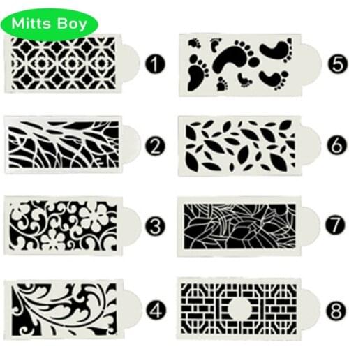 Hot 1Pcs/Set 264*113mm Pattern Totem DIY Layering Stencils Wall Painting Scrapbook Embossing Album Decorative Card Template Toys